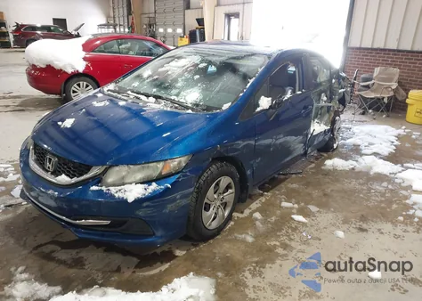 2014 Honda Civic Lx z USA, uszkodzony, nr VIN 2HGFB2F59EH543645